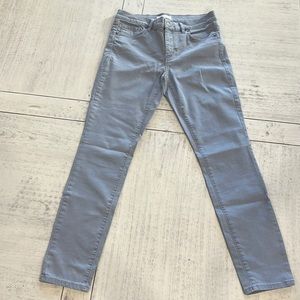 Loft grey zipper fly jeans